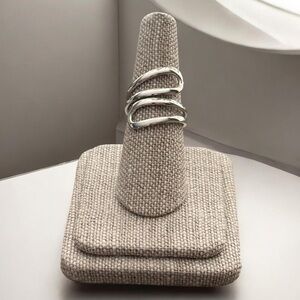 NWT 925 Sterling Silver Loop Ring Band! Sizes 7-9 available! NEW!